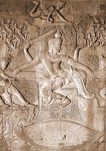 Samudra Manthan_The Churning of the Milk Ocean_Ankor Wat_Cambodia